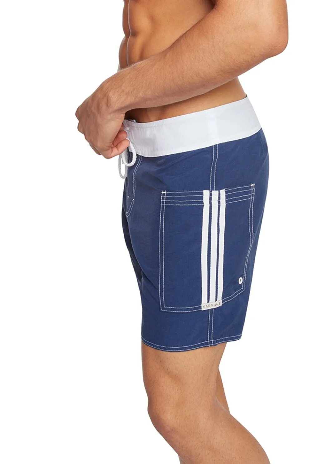 Banded Pocket Board - Navy