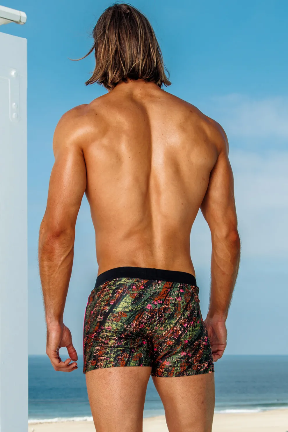 Midnight Retro Lycra Swimmer