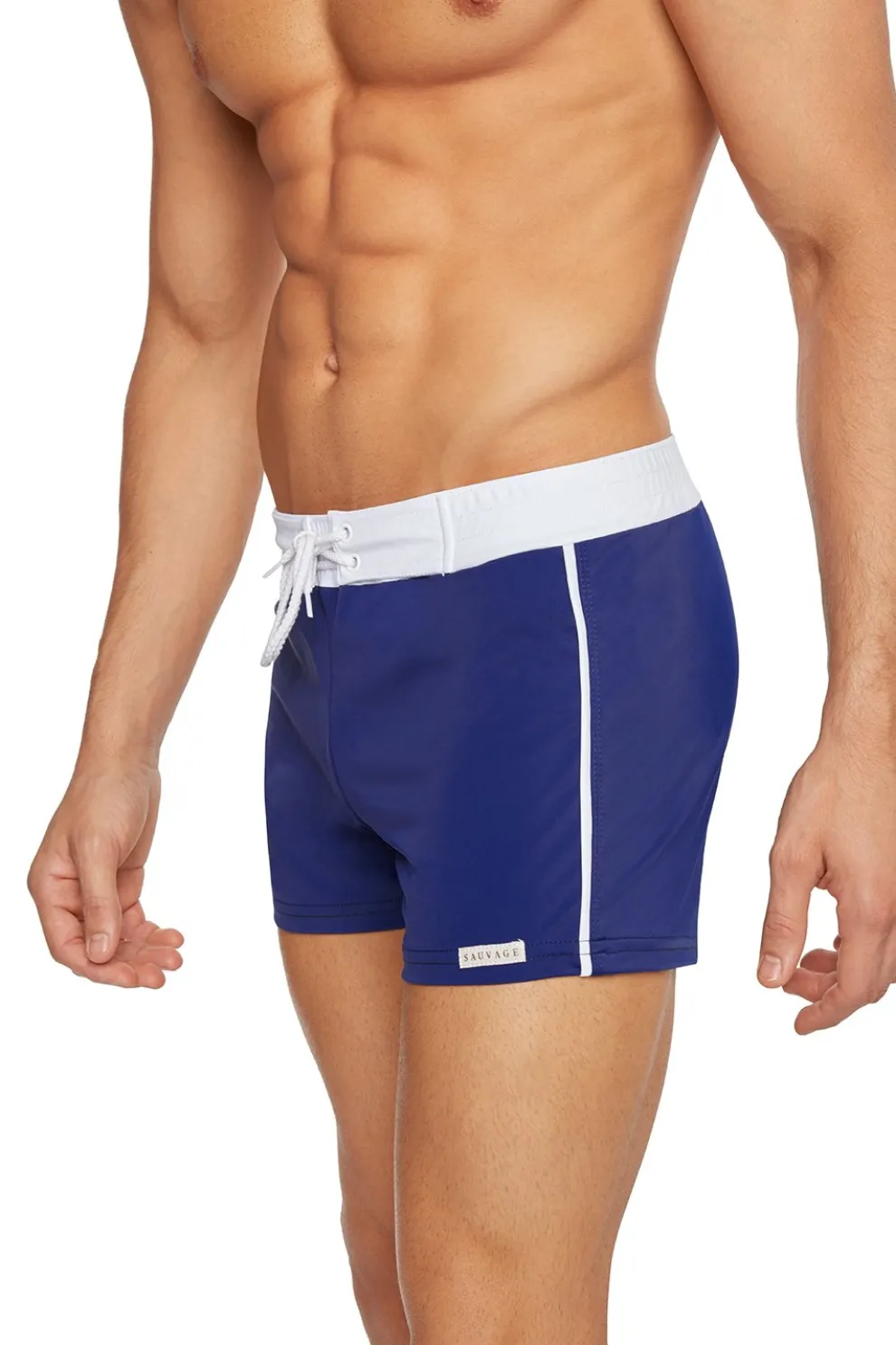 Retro Lycra Swimmer - Black