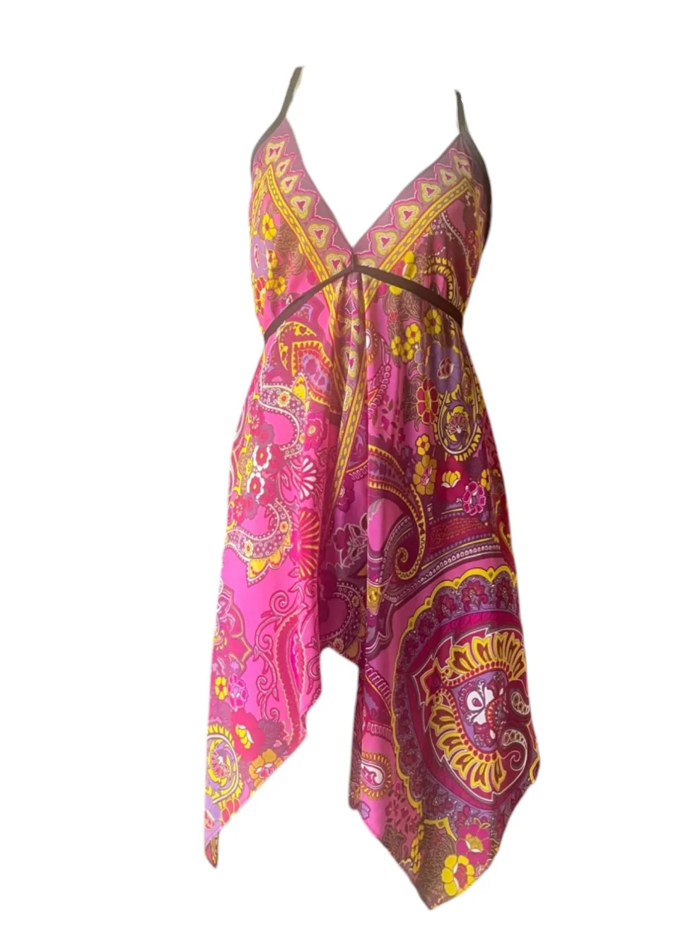 Designer Silk Dress- Leopard