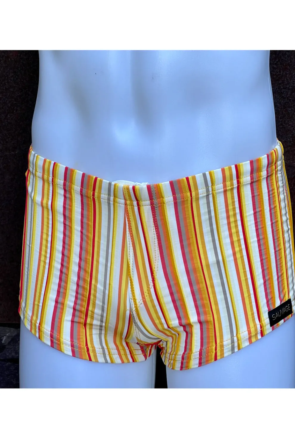 Orange Stripe Squarecut